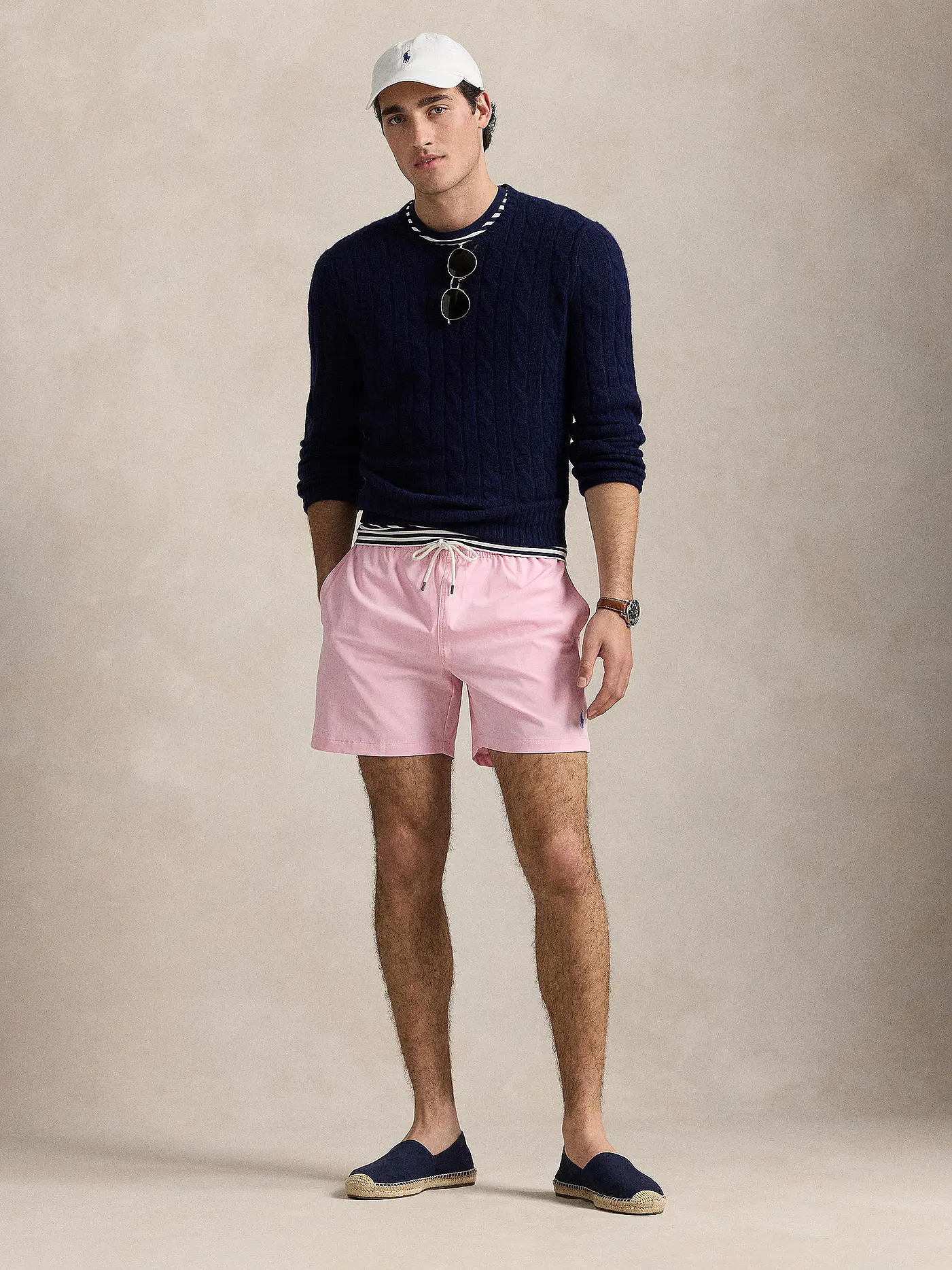 POLO RALPH LAUREN | Badeshorts | rosa